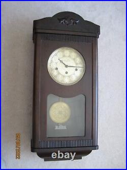 German Westminster Chime Wall Clock Limited Edition Solid Walnut Handcrafted