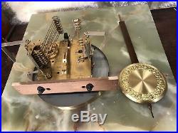 Germany TRIPLE Westminster Chime Walnut CASE &Pendulum, Keywound Wall Clock