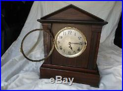 Good Running Antique Seth Thomas-Sonora Bell Westminster Chime Mantel Clock