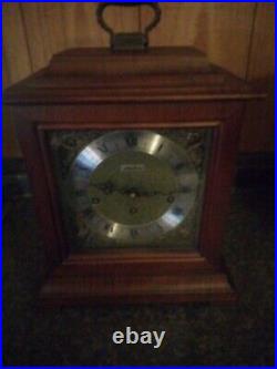 Good Running Vintage Seth Thomas 8710 W Germany Westminster Chime Clock With Key