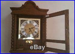 Gorgeous & Rare Concerto Westminster Chime Wall Clock with Hermle 351-021 Movement