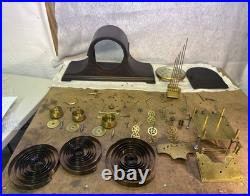 Gorgeous Seth Thomas Westminster Chime Clock No 74-1921 In Mahogany 113 Movement