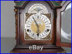 Gorgeous Warmink Walnut Westminster Chime Table Clock