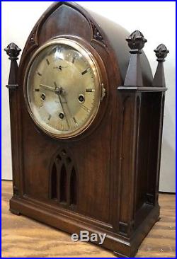 Gothic New Haven Cathedral Westminster Chime Cloister Mantle Shelf Table Clock