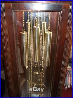 Grandfather Clock Howard Miller Windsor Cherry WestMinster Ave Maria Chimes