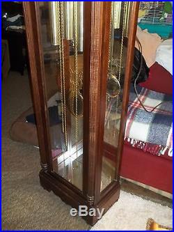 Grandfather Clock Howard Miller Windsor Cherry WestMinster Ave Maria Chimes