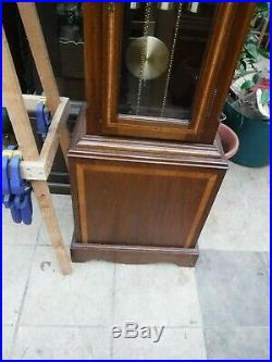 Grandfather Clock In Lovely Wood Case