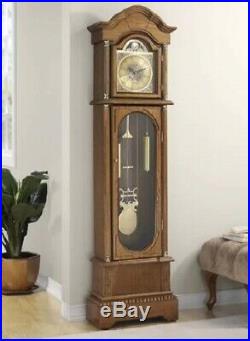Grandfather Clock Large Antique Style Wood Grand Father Clocks Classic Chimes