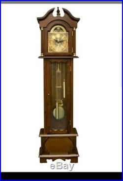 Grandfather Clock With Hourly Chiming With Night Silence Radio Controled Quartz