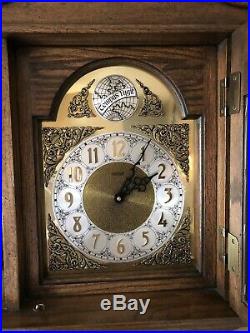 Grandmother Clock Ridgeway Westminster Chimes Runs Great