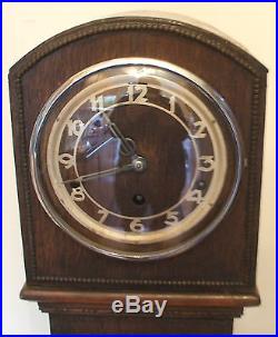 Grandmother Clock Westminster Chimes Oak case GWO 48H 6W