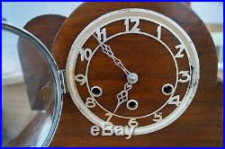 Gufa (Schatz) triple chime mantel clock. Westminster/Whitt/St. Michaels SEE VIDEO