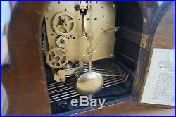 Gufa (Schatz) triple chime mantel clock. Westminster/Whitt/St. Michaels SEE VIDEO