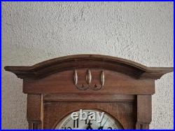 Gustav Becker Antique German Westminster chime wall clock (0702)