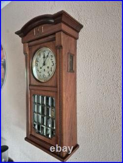 Gustav Becker Antique German Westminster chime wall clock (0702)