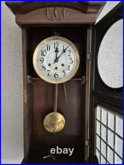 Gustav Becker Antique German Westminster chime wall clock (0702)