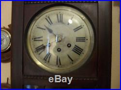 Gustav Becker Art Deco wall clock with Westminster Chimes