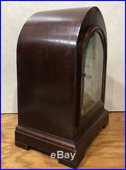 Gustav Becker German Westminster Chime Black Forest Mantel Bracket Clock