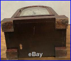 Gustav Becker German Westminster Chime Black Forest Mantel Bracket Clock