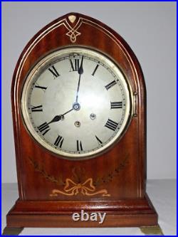 Gustave Becker Westminster Chime Beehive Shelf Clock Completely Restored
