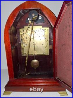 Gustave Becker Westminster Chime Beehive Shelf Clock Completely Restored