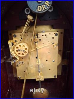 Gustave Becker Westminster Chime Beehive Shelf Clock Completely Restored