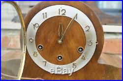 H. A. C. Dual chime loudspeakermantel clock. Westminster/Whittington. SEE VIDEO
