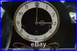 H. A. C. Dual chime mantel clock. Westminster/Whittington. SEE VIDEO