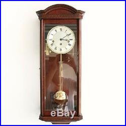 HERMLE AMS German WALL CLOCK DESIGN! WESTMINSTER Chime 3 CRYSTALS TRANSLUCENT