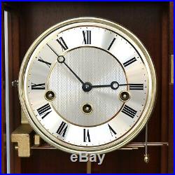 HERMLE AMS German WALL CLOCK DESIGN! WESTMINSTER Chime 3 CRYSTALS TRANSLUCENT