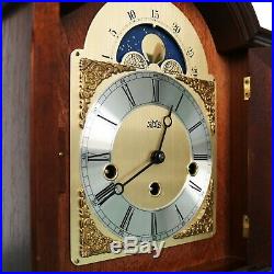 HERMLE AMS Mantel TOP Clock MOONPHASE WESTMINSTER Chime Vintage SERVICED Germany