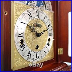 HERMLE CLOCK TRIPLE CHIME Mantel MOONPHASE Germany Westminster Vintage SERVICED
