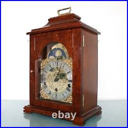 HERMLE Clock TRIPLE CHIME Mantel MOONPHASE Westminster Vintage SERVICED Germany