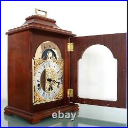 HERMLE Clock TRIPLE CHIME Mantel MOONPHASE Westminster Vintage SERVICED Germany