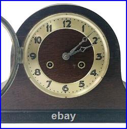 HERMLE FHS Germany Clock Cloak Pendulum Mantel Clock, (NO KEY) VINTAGE-SHIP FREE