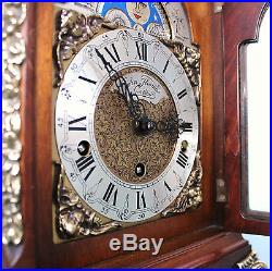 HERMLE Mantel Clock MOONPHASE! German Westminster 2 MELODIES Chime Vintage Shelf
