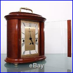 HERMLE Mantel Clock TOP Condition! HIGH GLOSS Germany Westminster Chime Shelf