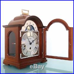 HERMLE Mantel Clock WESTMINSTER Chime Vintage Moonphase Chime Germany 3 Crystals