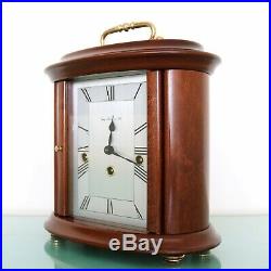 HERMLE OVAL DESIGN Mantel TOP Clock WESTMINSTER Chime HIGH GLOSS German SERVICED