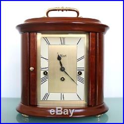 HERMLE OVAL DESIGN Mantel TOP Clock WESTMINSTER Chime HIGH GLOSS German SERVICED