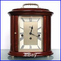 HERMLE OVAL DESIGN Mantel TOP Clock WESTMINSTER Chime HIGH GLOSS German SERVICED