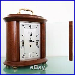 HERMLE OVAL DESIGN Mantel TOP Clock WESTMINSTER Chime HIGH GLOSS German SERVICED