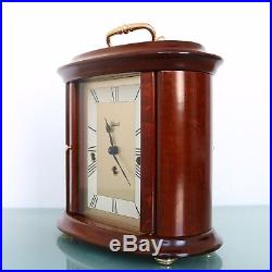 HERMLE OVAL DESIGN Mantel TOP Clock WESTMINSTER Chime HIGH GLOSS German SERVICED