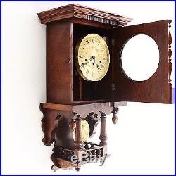 HERMLE TRIPLE CHIME Wall TOP Huge Clock High Quality Germany Westminster Vintage