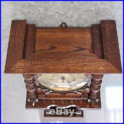 HERMLE TRIPLE CHIME Wall TOP Huge Clock High Quality Germany Westminster Vintage