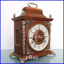 HERMLE Top Clock WESTMINSTER Chime 14 Inch Germany Vintage Mantel/Shelf Bronze