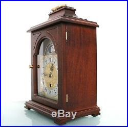 HERMLE Vintage German Mantel CLOCK TRIPLE CHIME! MOONPHASE Westminster SERVICED