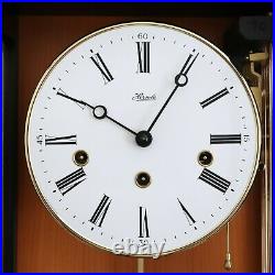 HERMLE WALL CLOCK TOP DESIGN WESTMINSTER Chime HIGH GLOSS! Skeleton TRANSLUCENT