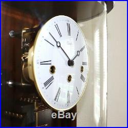 HERMLE WALL CLOCK WESTMINSTER Chime Curved Crystal DESIGN Chime SERVICED Germany