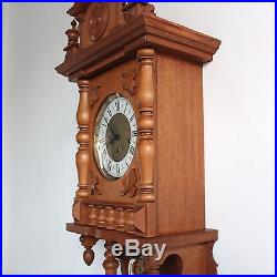 HERMLE Wall TOP HUGE Clock WESTMINSTER CHIME Quality Germany Westminster Vintage